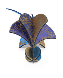 Wooden Bauble | Parachute in Midnight Blue