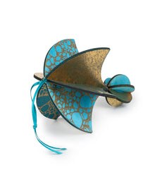 Wooden Bauble | Parachute in Turquoise/Teal