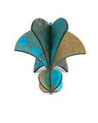Wooden Bauble | Parachute in Turquoise/Teal