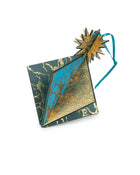 Wooden Bauble | Diamond Tile in Turquoise