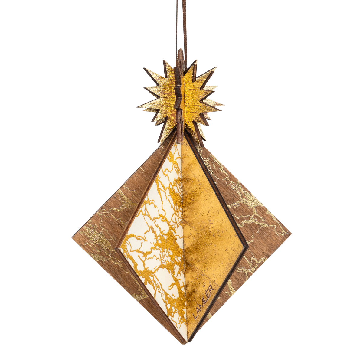 Wooden Bauble | Diamond Tile