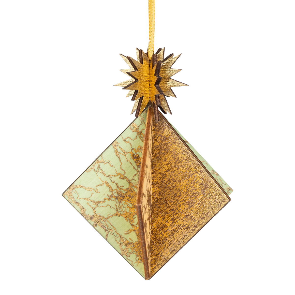 Wooden Bauble | Diamond Tile