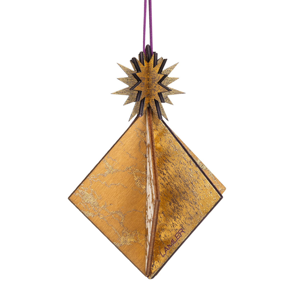 Wooden Bauble | Diamond Tile