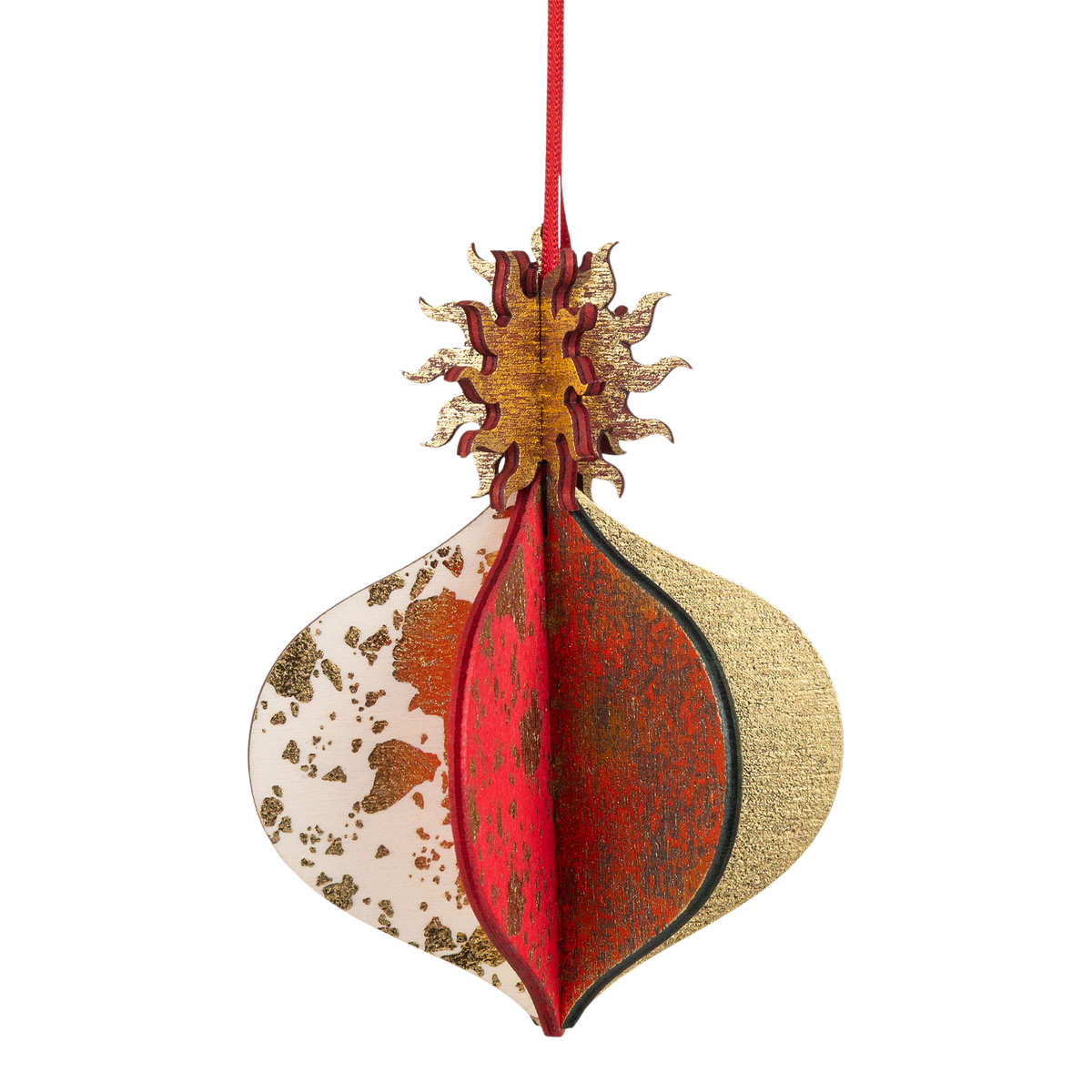 Wooden Bauble | Meringue