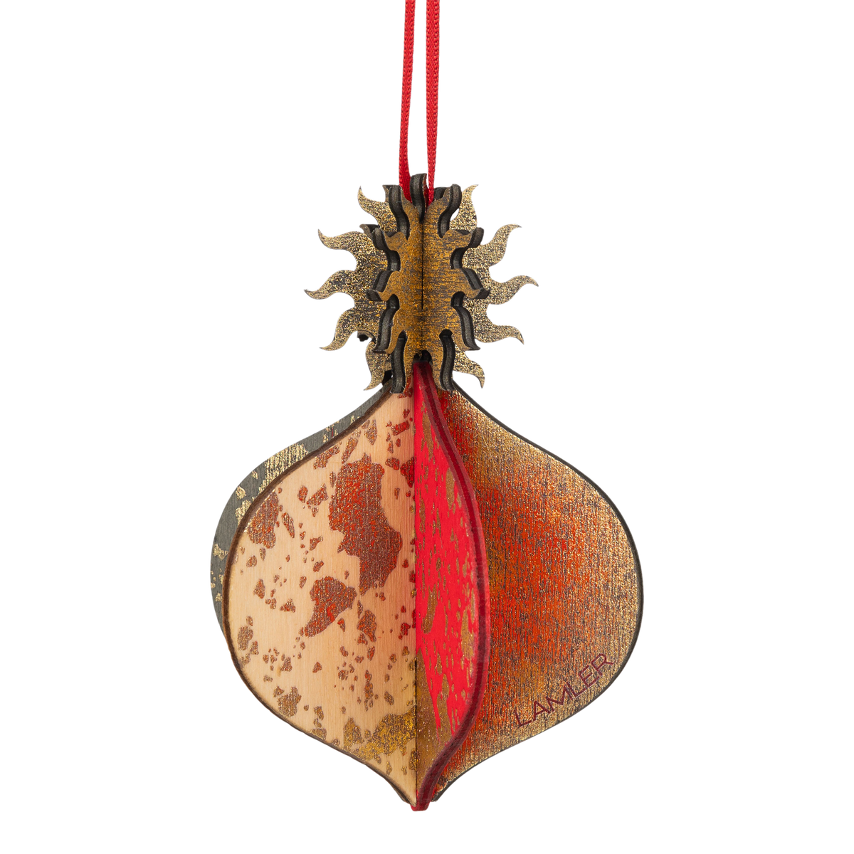 Wooden Bauble | Meringue
