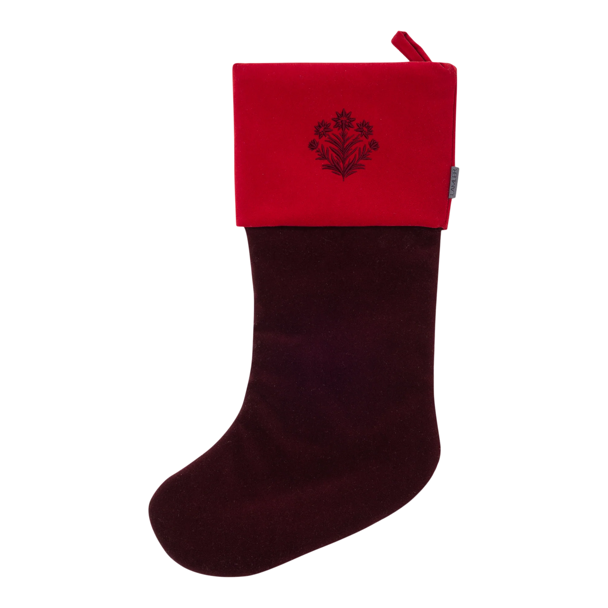 Velvet Christmas Stockings